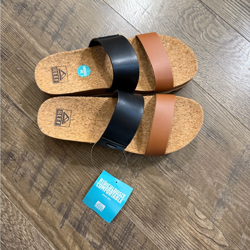 Reef Black and Brown Women's Sandals